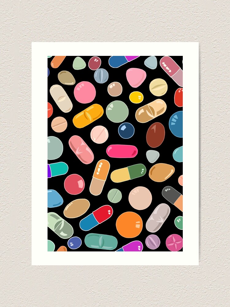 Alternate view of Unicorn Pills Art Print