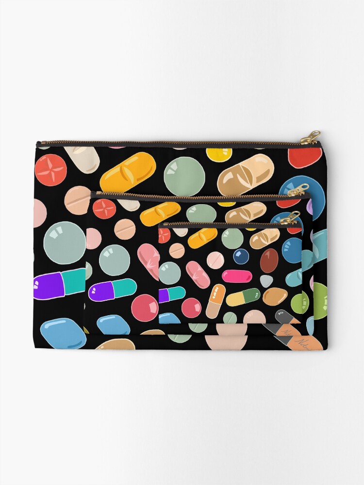 Alternate view of Unicorn Pills Zipper Pouch
