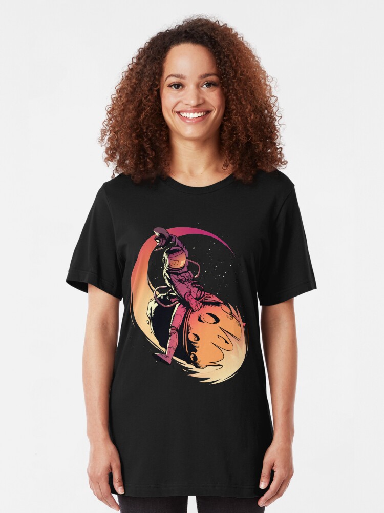Alternate view of Asteroid Day Slim Fit T-Shirt