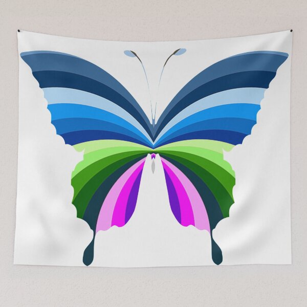 Item preview, Butterfly in color spectrum (cool) designed and sold by carllaev.