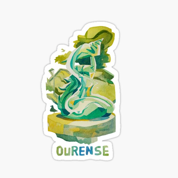 Sirena ourense Pegatina