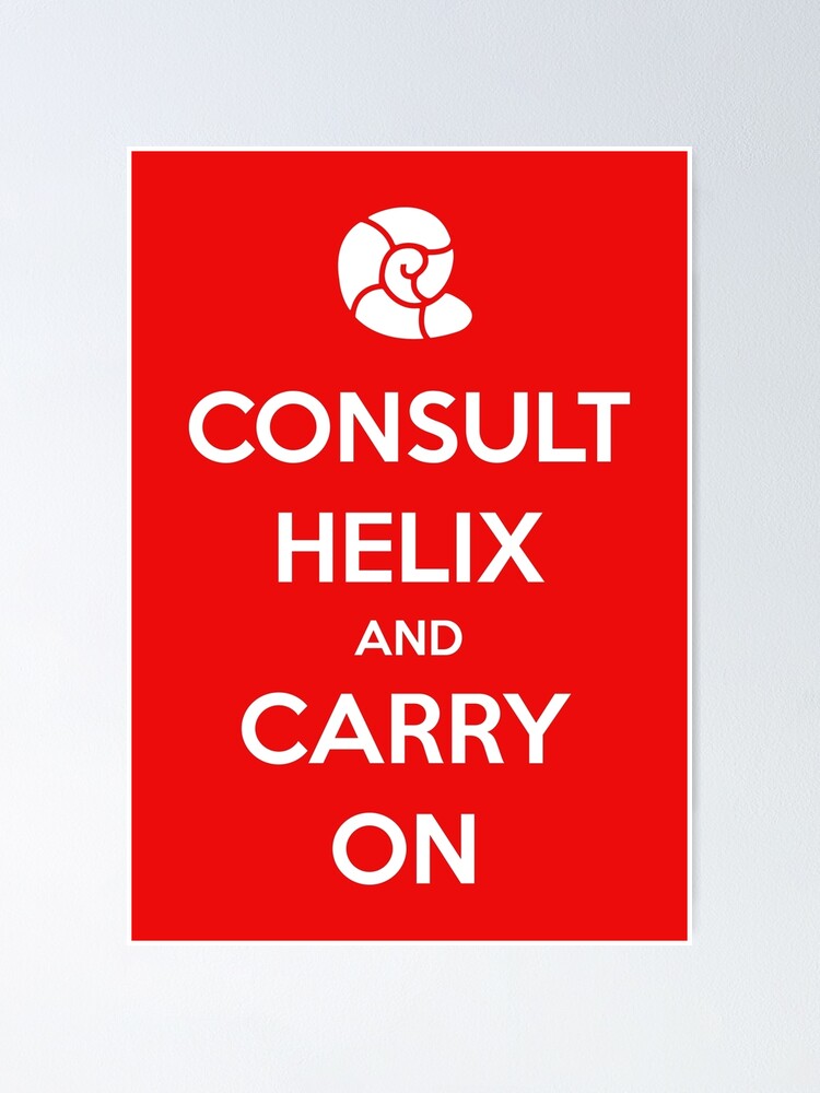 Alternate view of Consult Helix, Carry On Poster
