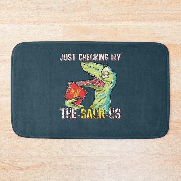Item preview, Cute Humor Funny T Rex Reading Book and Thesaurus Dinosaurs Pun Animal Gift for Kids designed and sold by Freid.