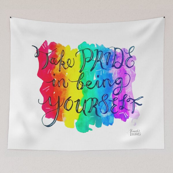 Item preview, Take Pride: LGBTQ+ Gay Pride design designed and sold by Hannah's  Doodles.