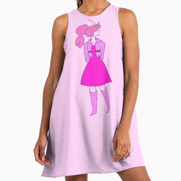 strapless open back dress Adventure Time Princess Bubblegum Cosplay Costume Female / XXL main image 1