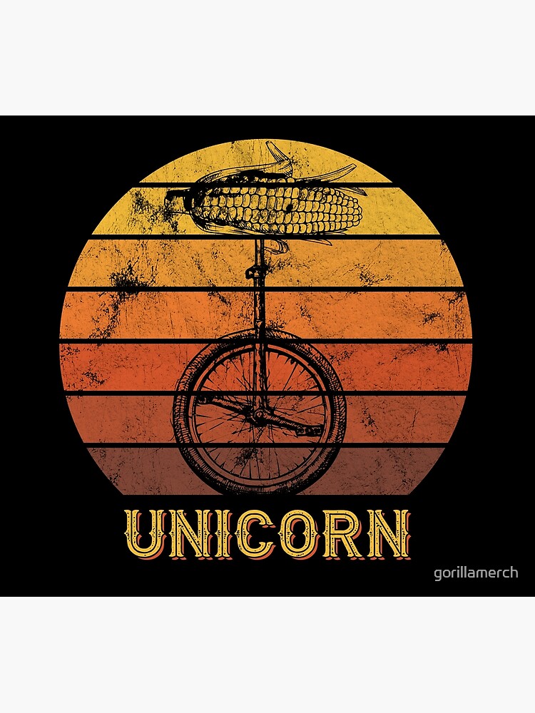 "Funny Unicorn Unicycle Corn Design" Poster by gorillamerch Redbubble