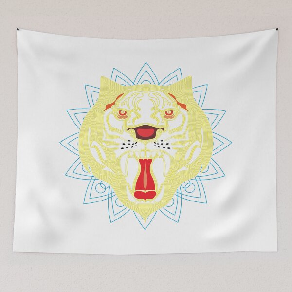 Item preview, Yellow Tiger Killer Angry Leaf Polygonal designed and sold by Hanif Amrulhaq.