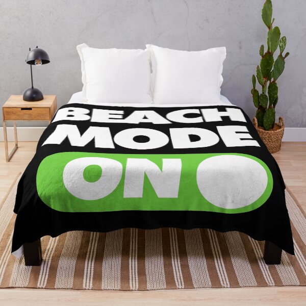 Item preview, Beach Mode ON Funny Summer Saying designed and sold by elhefe.