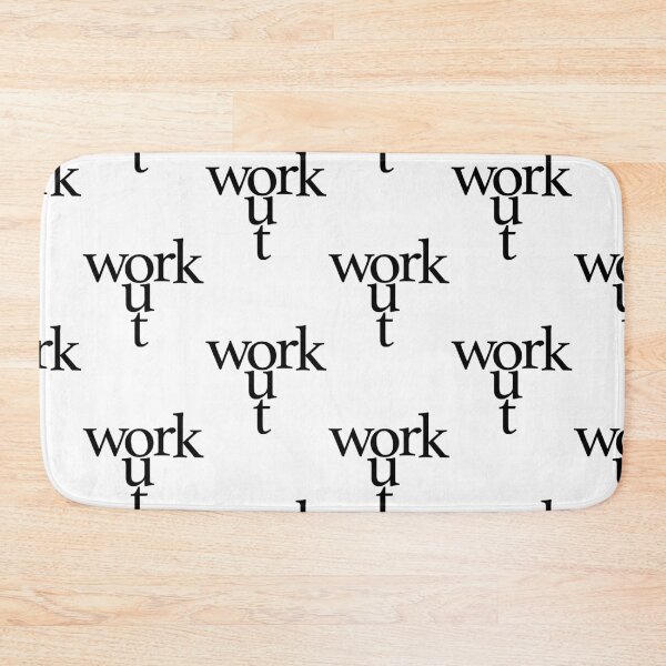 Item preview, workout saying font design designed and sold by KleinJenny.