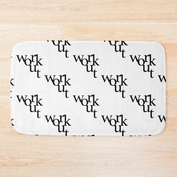 Item preview, workout saying font design designed and sold by KleinJenny.