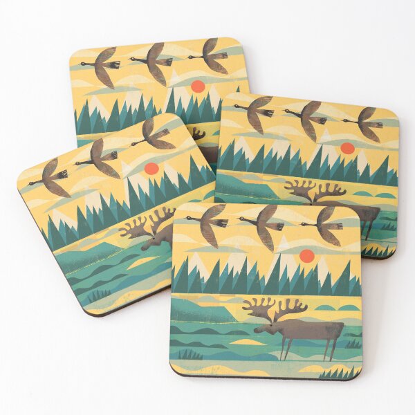 Item preview, Geese and Moose designed and sold by gklucas.