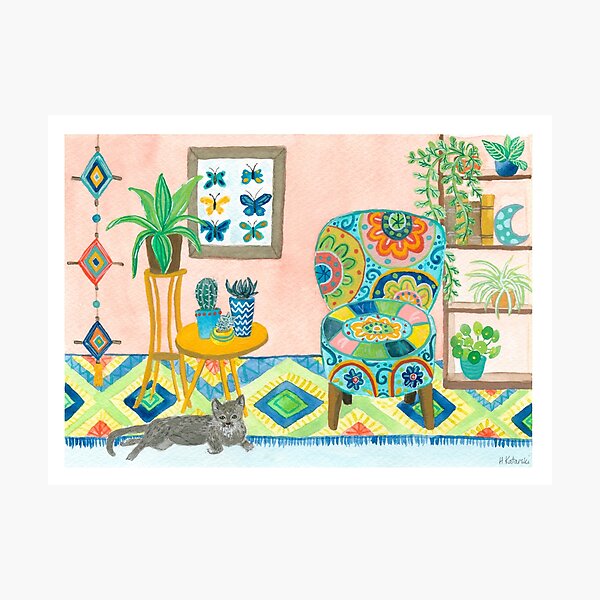 Boho Bungalow Photographic Print