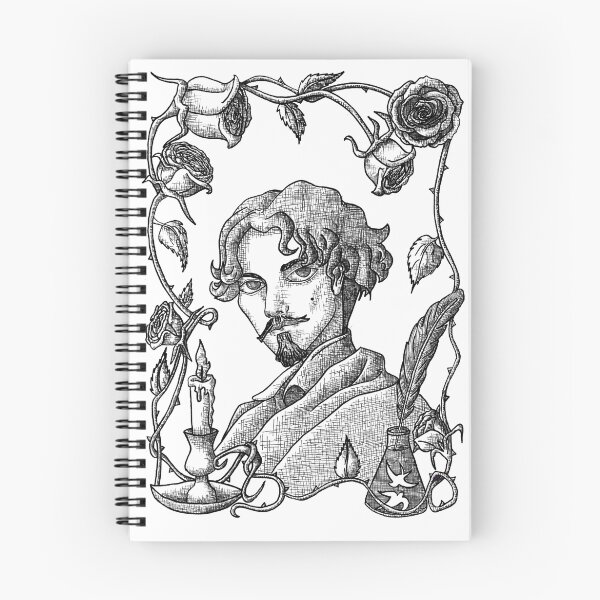 Item preview, Gustavo Adolfo Bécquer v. B&W designed and sold by Raquel Rojas Gómez.