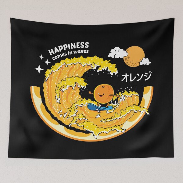 Item preview, Orange Wave designed and sold by spacedowl.