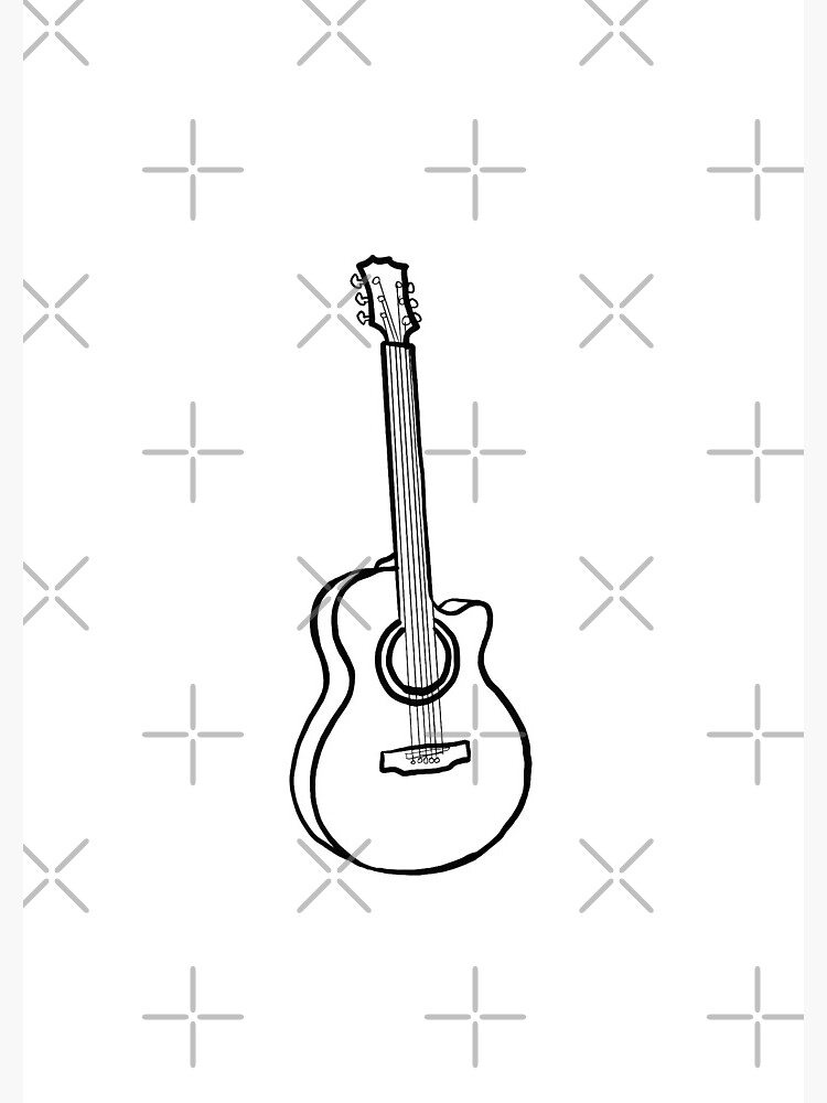 How to Draw a Guitar - Easy Drawing Tutorial For Kids