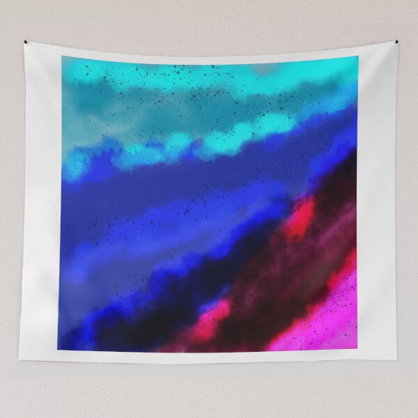 Item preview, Flowing Blue Red Abstract designed and sold by Hvll1116.
