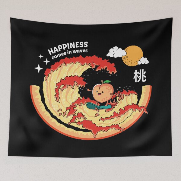 Item preview, Peach Wave designed and sold by spacedowl.