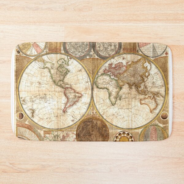 Item preview, Map Of The World designed and sold by FantasySkyArt.