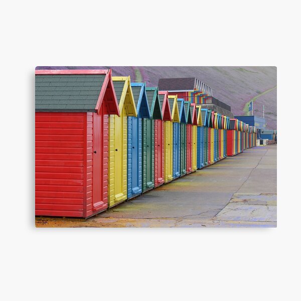 Item preview, Whitby coloured beach huts designed and sold by Julie Bell.