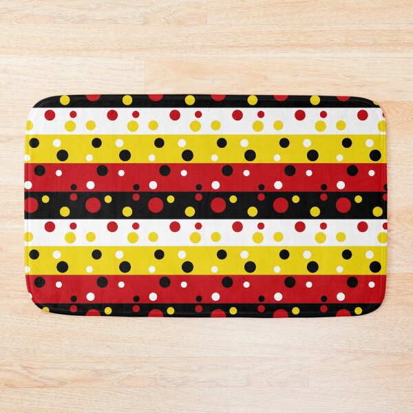 Item preview, stripes and dotts in yellow red white black designed and sold by M-Lorentsson.