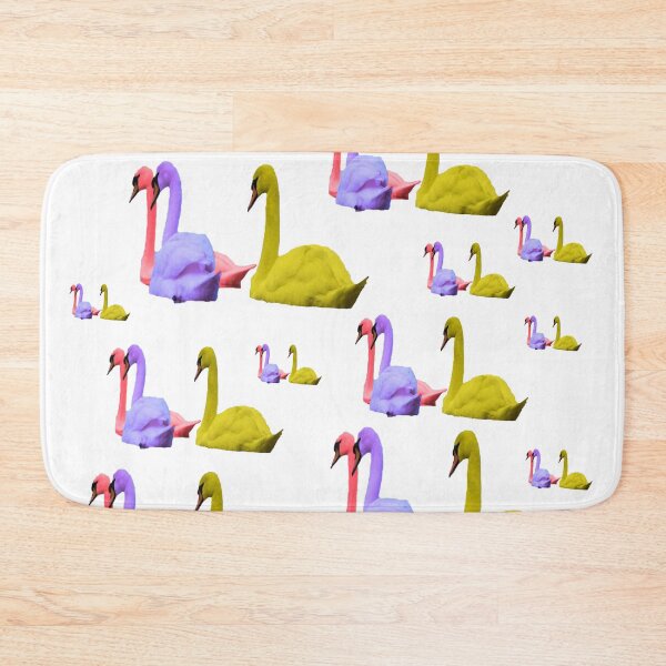 Item preview, Coloured multi swans designed and sold by Julie Bell.