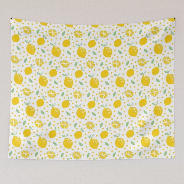 Item preview, Yellow Lemon Print Pattern  designed and sold by semas.