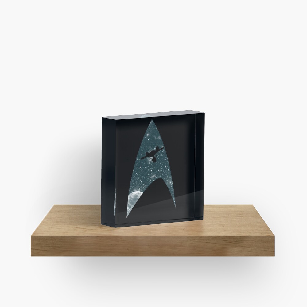 Space the final frontier Acrylic Block