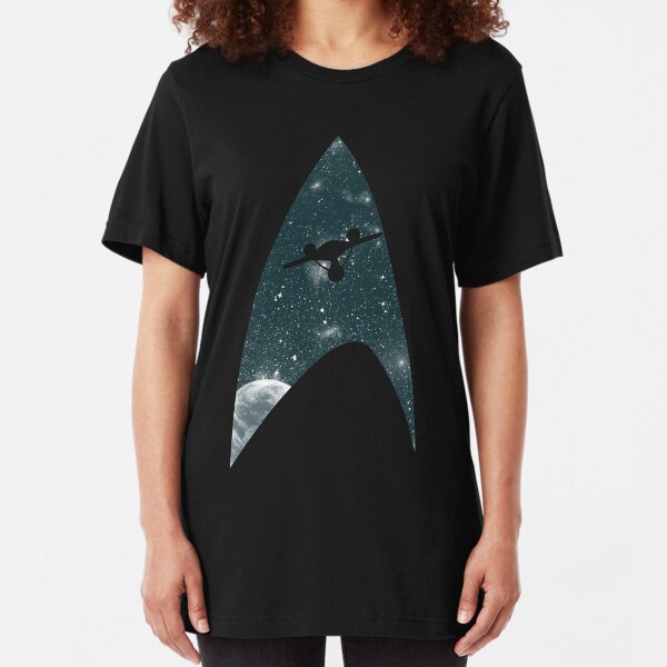 Space the final frontier Slim Fit T-Shirt
