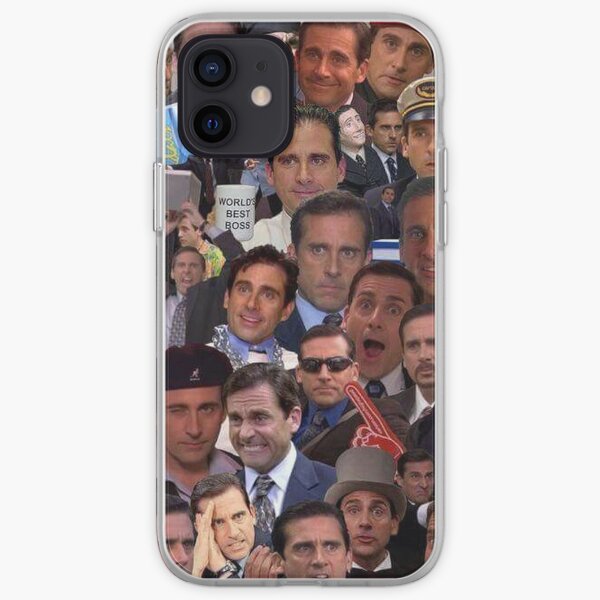 The Faces of Michael Scott iPhone Soft Case