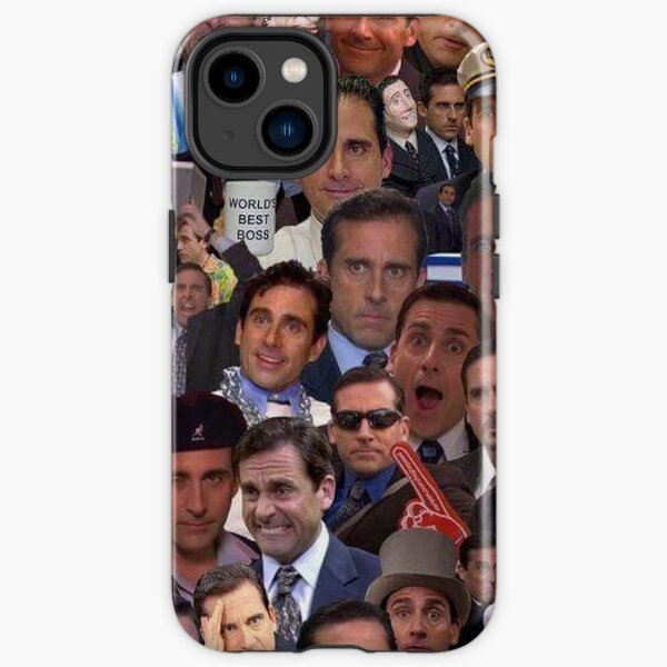 The Faces of Michael Scott iPhone Tough Case