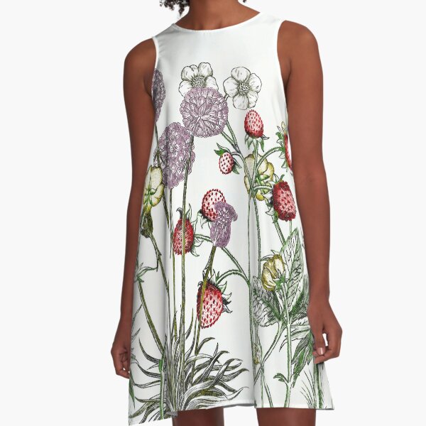 Medley of garden flowers A-Line Dress