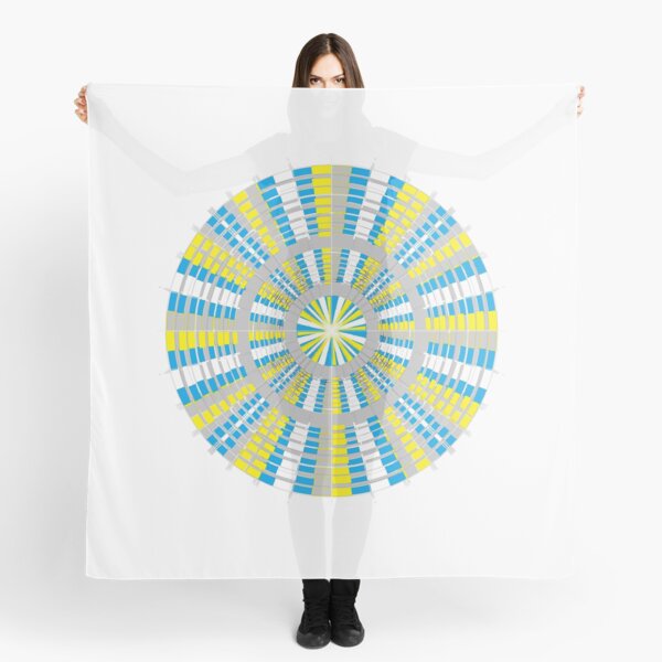 #Pattern, #abstract, #design, #fashion, decoration, repetition, color image,  geometric shape Scarf