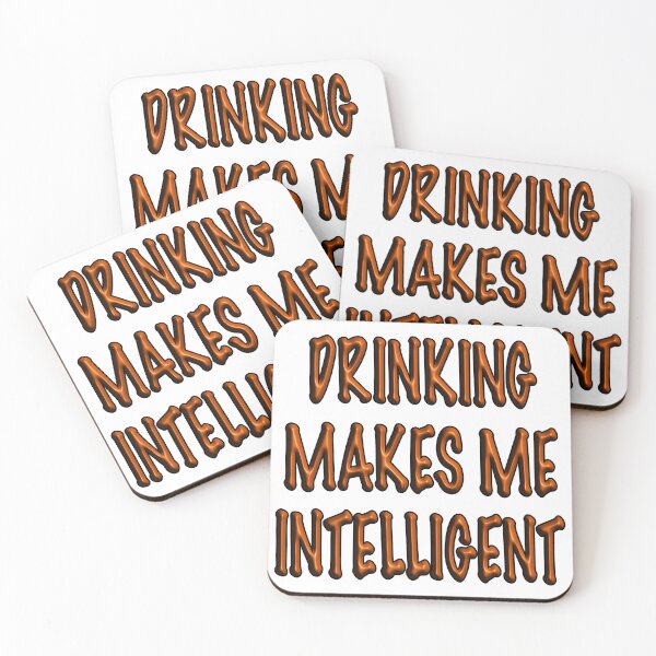 Item preview, Drinking Equals Intelligence designed and sold by IBMClothing.