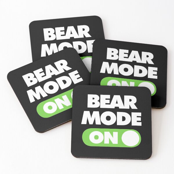 Item preview, Bear Mode ON Funny Sports Saying designed and sold by elhefe.