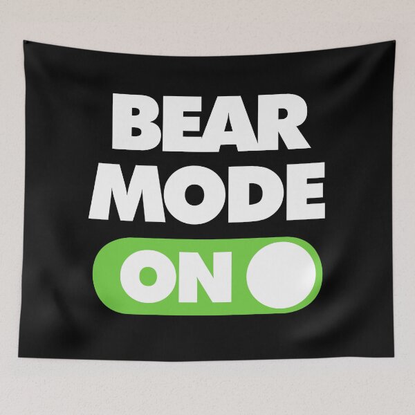 Item preview, Bear Mode ON Funny Sports Saying designed and sold by elhefe.
