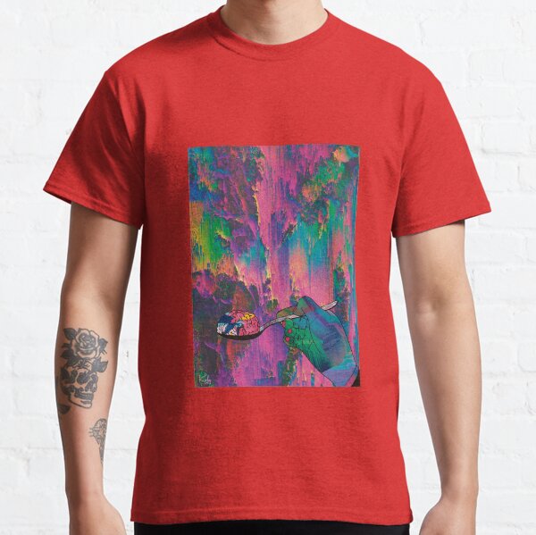Vista previa del artículo con la obra «Aesthetic Brain», diseñado y vendido por VaporwavePlaza.
