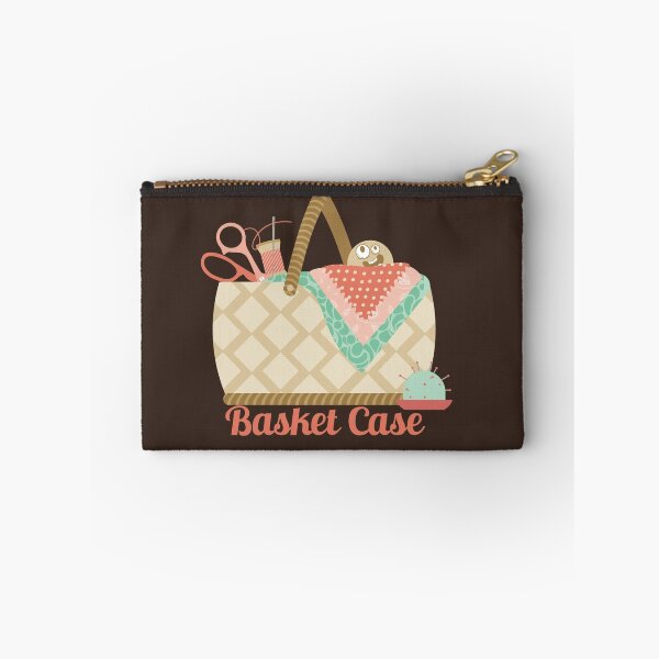Item preview, Funny seamstress sewing basket case crazy face designed and sold by BigMRanch.