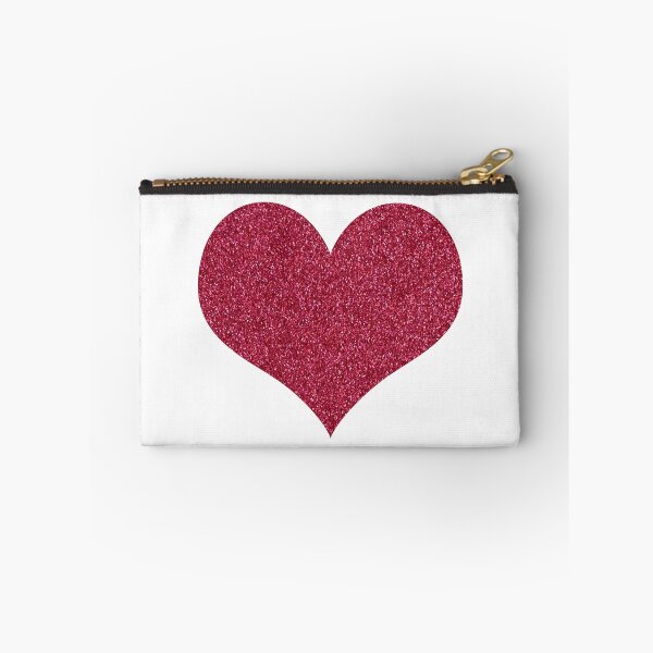 Item preview, Faux Glitter Pink Heart designed and sold by ValeriesGallery.