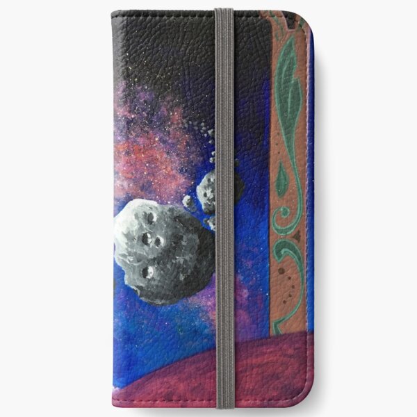 Asteroid Day Poster iPhone Wallet