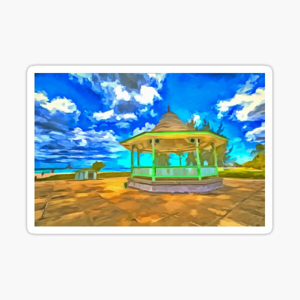 Item preview, Bandstand Bridgetown Pop Art designed and sold by Londonimages.