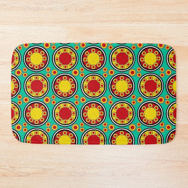 Item preview, circles in yellow black and red designed and sold by M-Lorentsson.