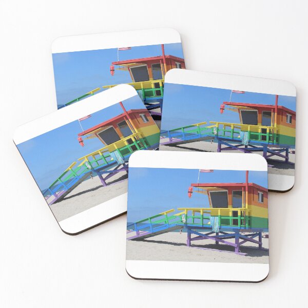 Item preview, Rainbow Lifeguard Hut designed and sold by azule1.