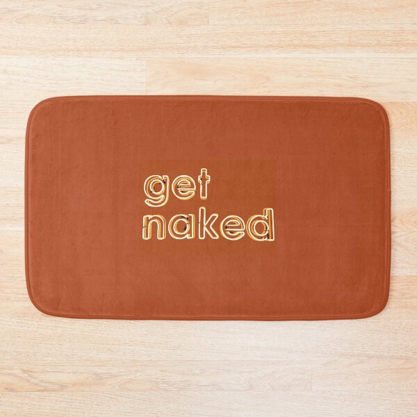 get naked Bath Mat