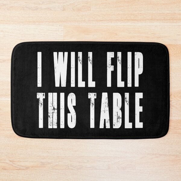 Item preview, NEW JERSEY FUNNY product - I WILL FLIP THIS TABLE designed and sold by rdorsey8.