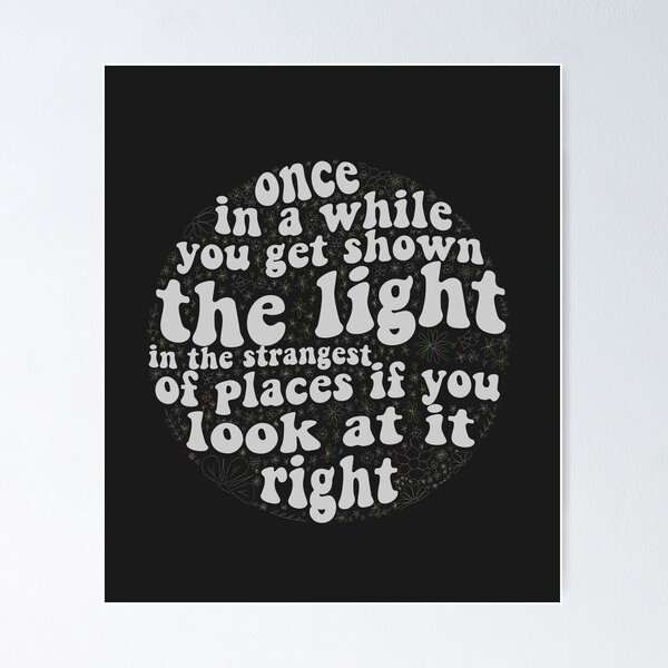 Item preview, Scarlet Begonias Quote designed and sold by Alexandra Stimens.