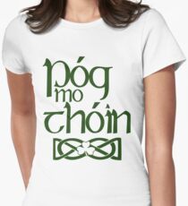 Pog Mo Thoin (Küsse meinen Arsch) Tailliertes T-Shirt