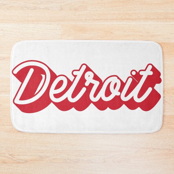 Item preview, Dimensional Script Detroit Hockey Souvenir, Sticker Look designed and sold by jazmssa.