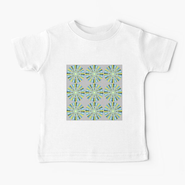 #Pattern, #abstract, #design, #fashion, decoration, repetition, color image,  geometric shape Baby T-Shirt