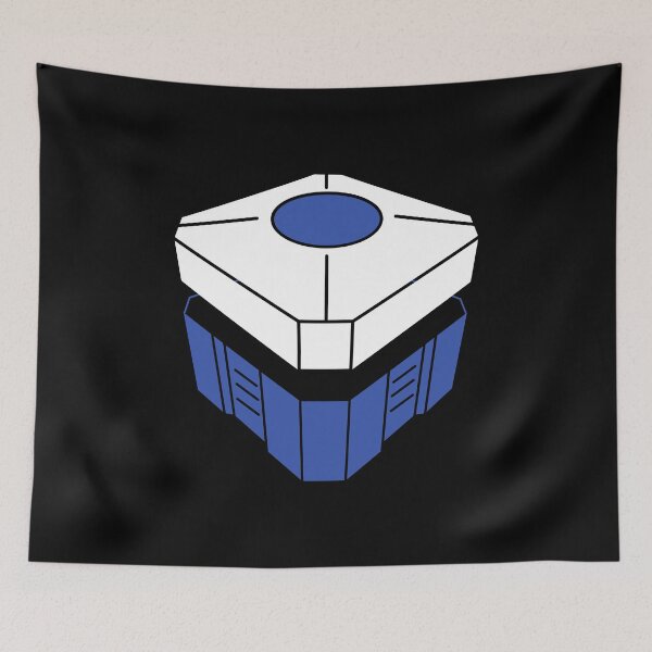 Item preview, Blue and White Lootbox Icon designed and sold by Dator.