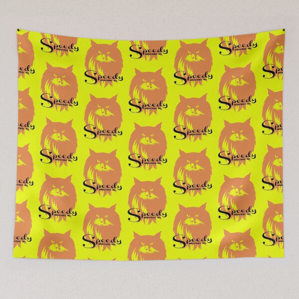 Item preview, Speedy Industries orange cat logo design designed and sold by MyGuess.